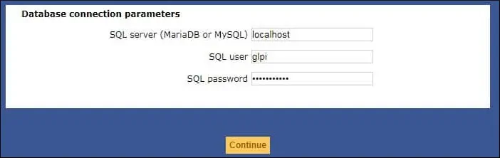 GLPI MySQL