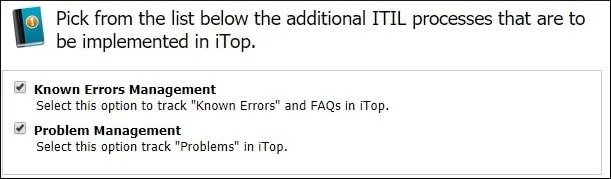 Itop Itil known error problem management